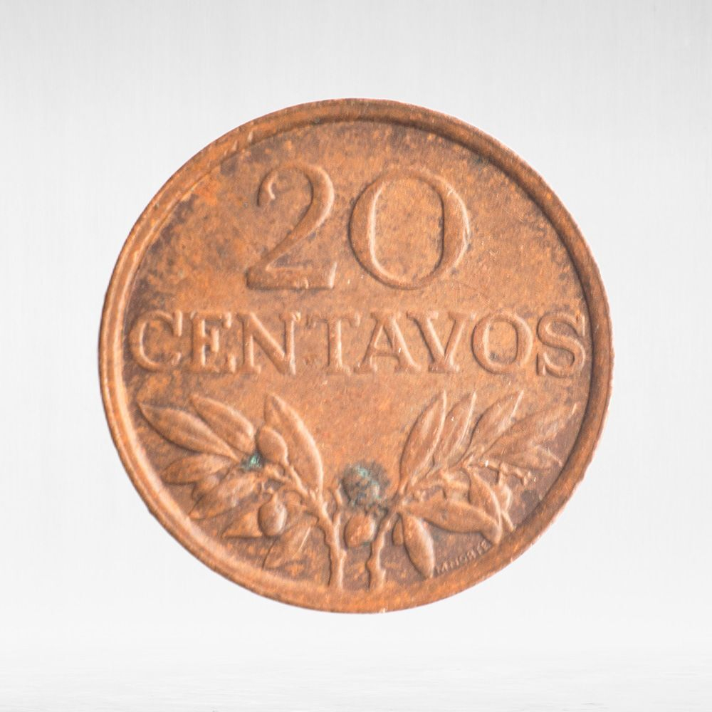 Portugal, 20 Centavos, 1973, VF
