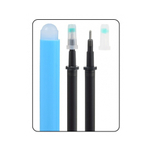 Стержень для гелевой ручки, пиши-стирай, Basir, с двусторонним ластиком, чёрные чернила, 12.9 см, 20 шт