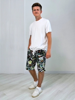 Шорты для мальчика подростковые "Буквы"