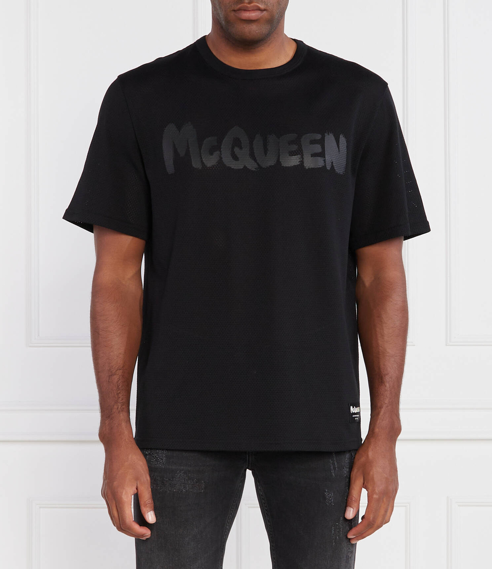 Футболка Alexander McQueen - черный(750662 QVZ13)