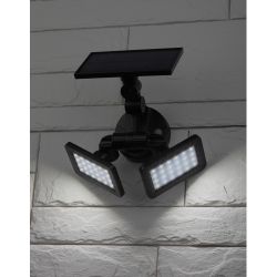 ERAFS020-41 ЭРА Фасадный светильник с двумя световыми панелями на солнечной батарее,2х24LED,180lm