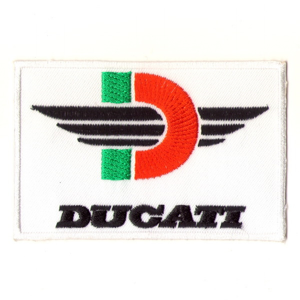 Нашивка Ducati белая