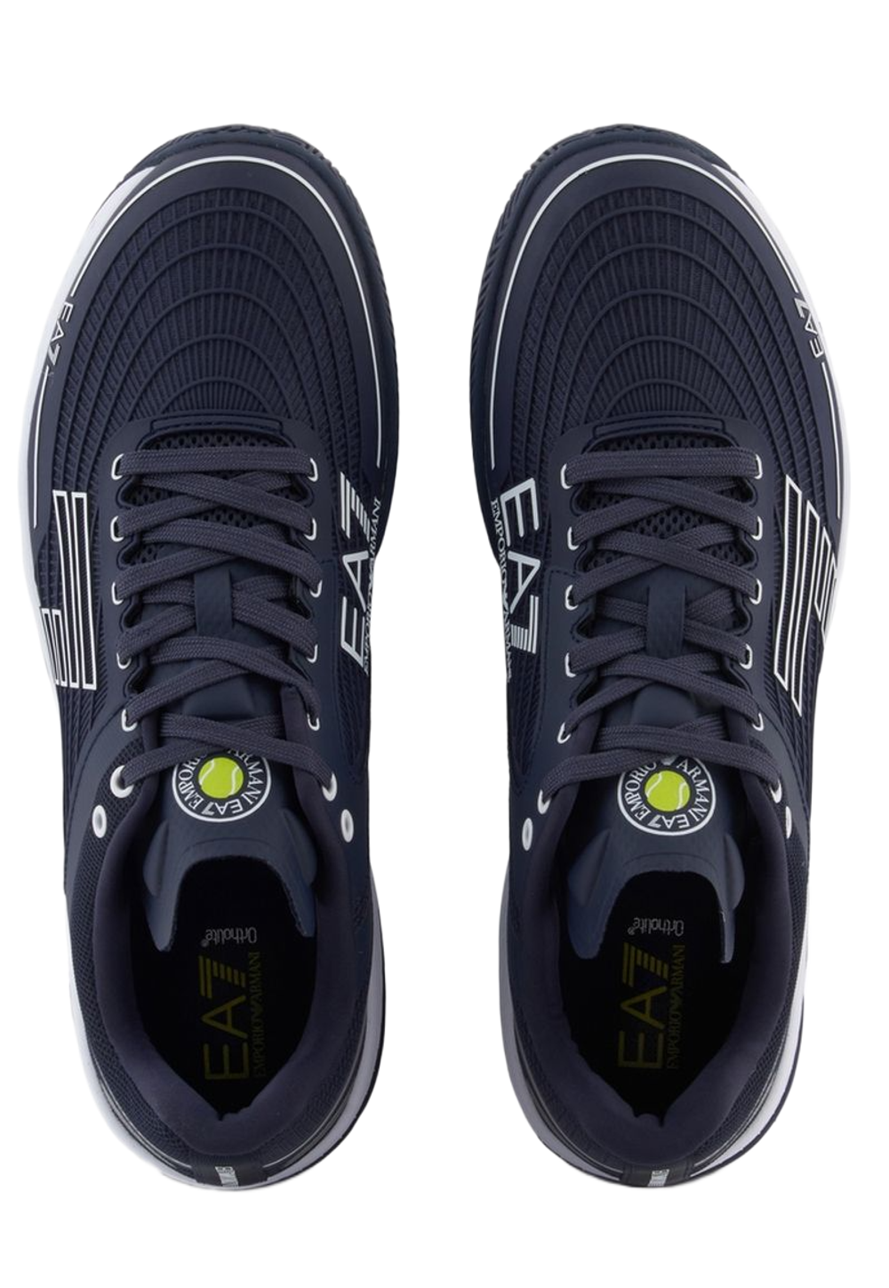 Мужские теннисные кроссовки EA7 Unisex Woven Sneaker Clay - sky captain/white