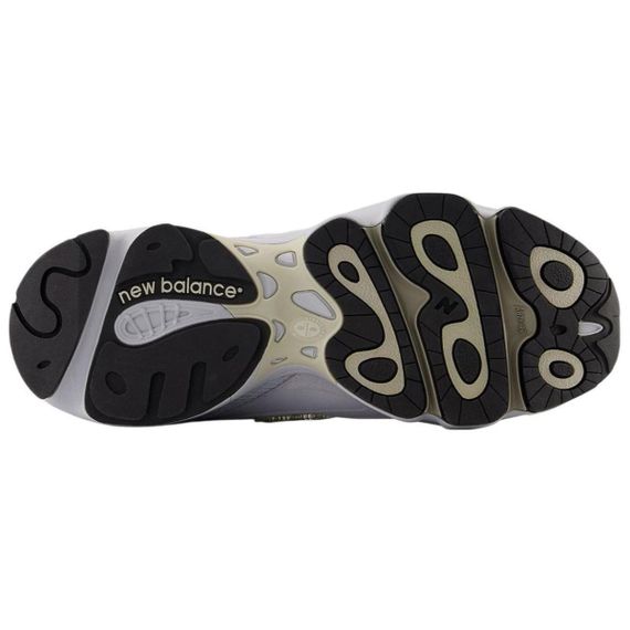 New Balance NB 1000 Бежевые кроссовки Низкие Бело-серые Мужские