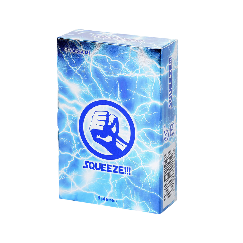 Sagami Squeeze - презервативы без накопителя (6 сужающих зон)