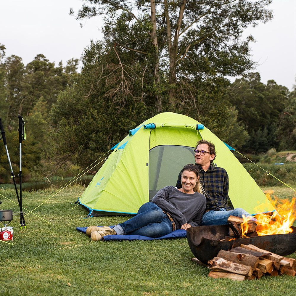 Палатка туристическая 2-местная Naturehike P-Series NH18Z022-P 210T/65D, зеленая 2, 6927595762622