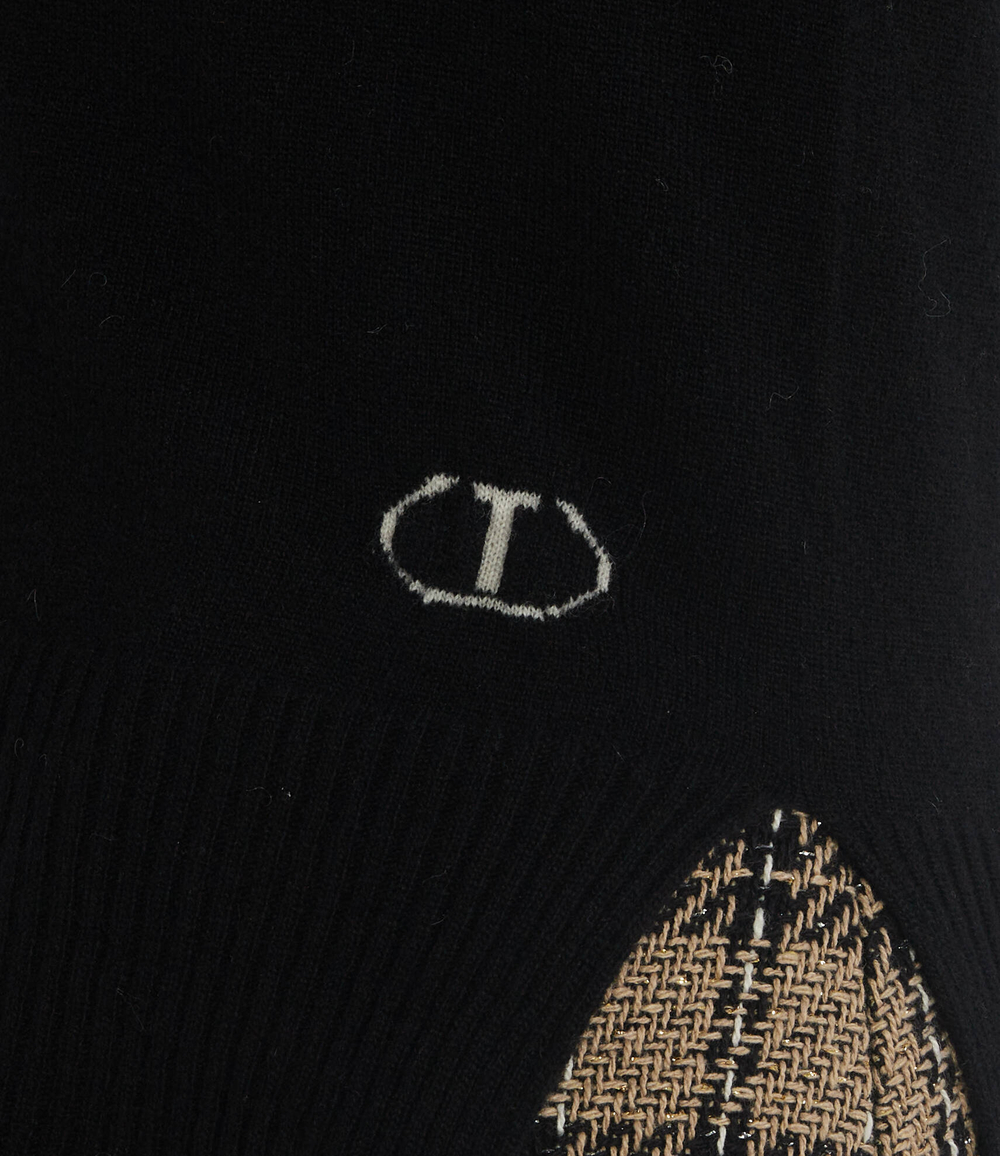 Хлопковый гольф TWINSET - черный(222TT3352)