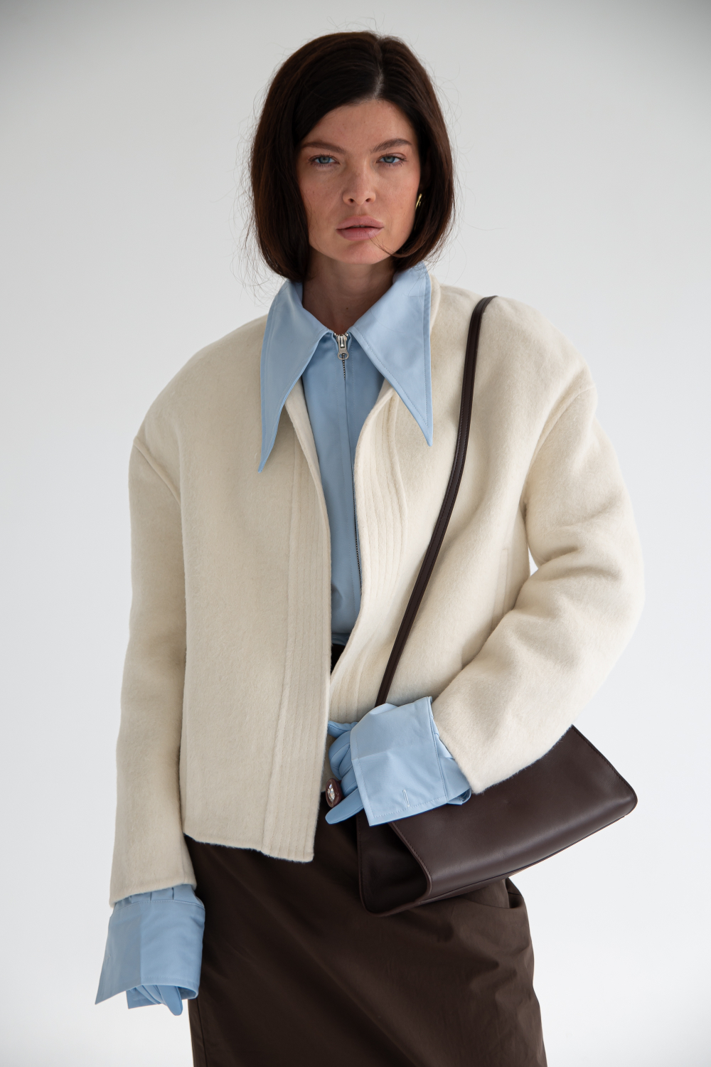 Пальто укороченное KIMONO