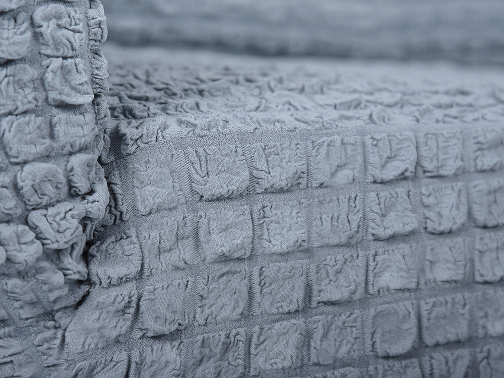 Комплект чехлов на диван и 2 кресла без оборки, цвет Серый