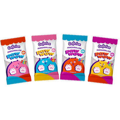 Маршмеллоу «Confectum Paw Wow» со вкусом малины, 1 кг