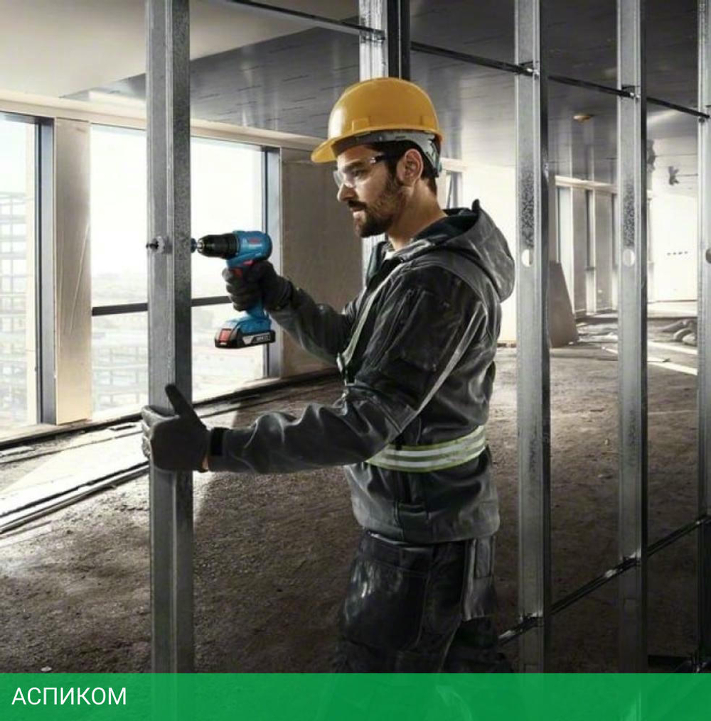 Дрель-шуруповерт Bosch GSR 185-LI кейс, 1 АКБ (06019K3001)
