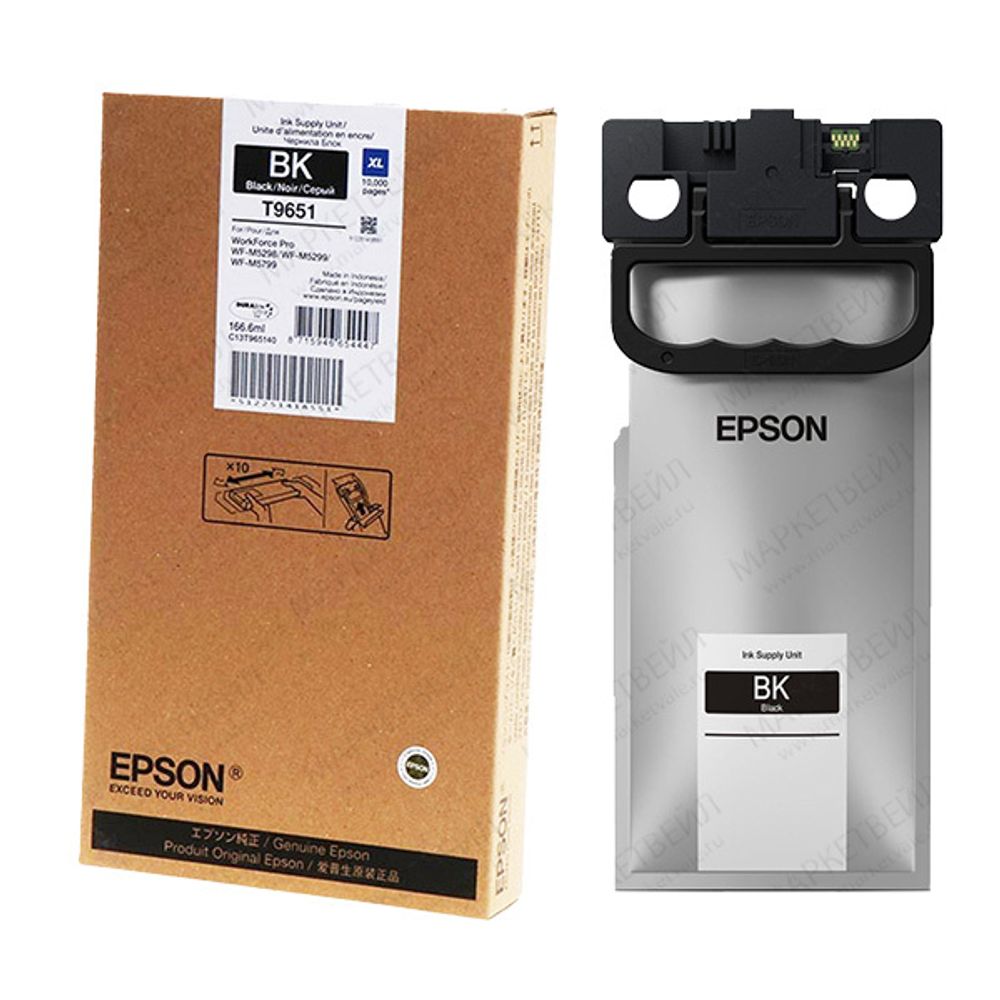 Картридж EPSON T965 черный XL  для WF-M5299DW/WF-M5799DWF