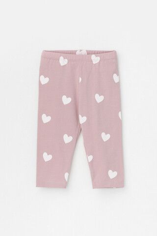 шорты  для девочки  КР 4036/розово-сиреневый,сердечки