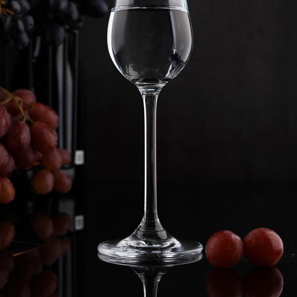 Рюмка для граппы 125 мл "Classic" хр. стекло Bistro d 4,5/5,3 см h19,3 см "Edelita" P.L. [6]