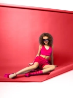 Фон бумажный Raylab 001 Dark Red Красный 2.72x11 м