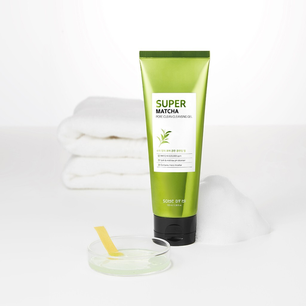 Гель для умывания с чаем матча Some By Mi Super Matcha Pore Clean Cleansing Gel