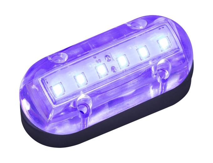 Светильник светодиодный подводный, синий свет, Marine Rocket