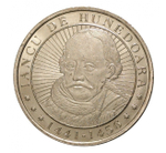 50 бани "575 лет с начала правления Яноша Хуньяди" 2016 год.