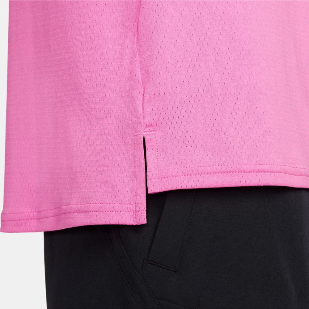 Теннисное поло Nike Court Dri-Fit Advantage Polo - playful pink/black/black