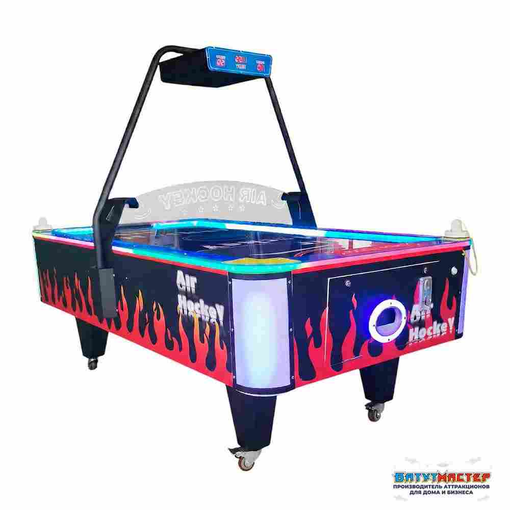 Аэрохоккей «Пламя» для детей с подсветкой корпуса, 220×120×180 см