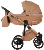 Детская коляска Adamex Chantal Pro Natura 3 в 1 CN-5-CAMEL (Т. БЕЖ. КОЖА)