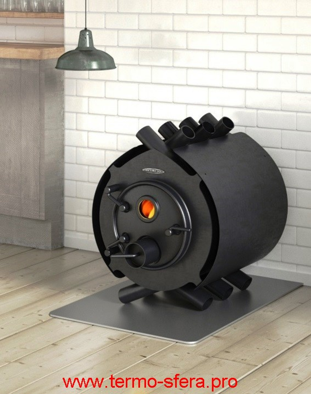 Дровяная печь ТМФ Валериан 8 кВт