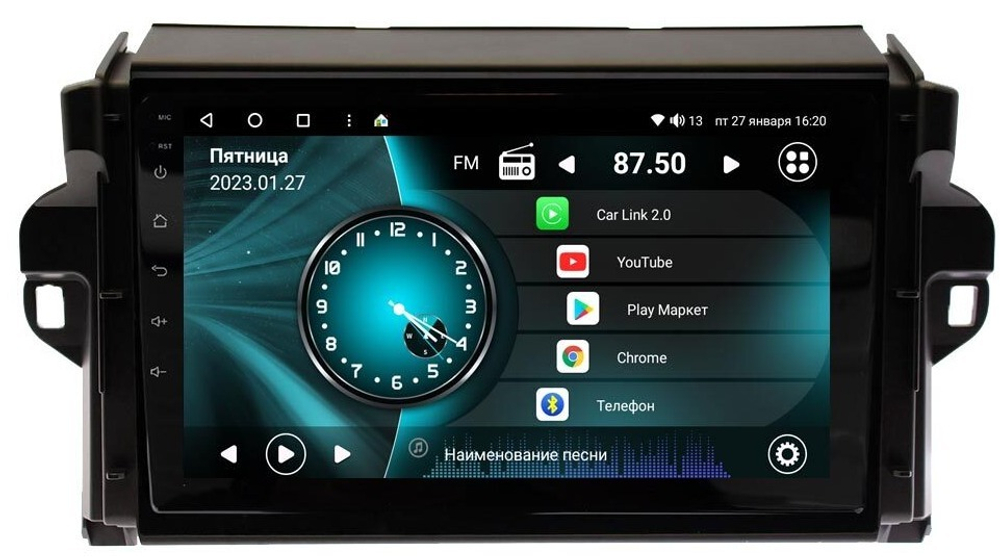 Магнитола для Toyota Fortuner 2015-2022 - Vaycar VA77-0589 на Android 13, 8-ядер, 4G SIM-слот