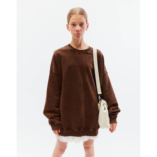 Толстовка Глина темно-коричневая - фото 5