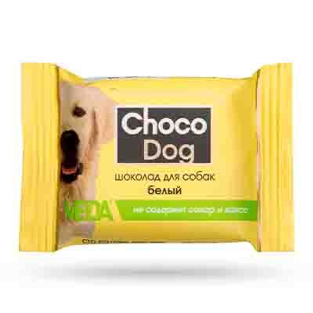 CHOCO DOG Шоколад для собак белый, 45гр
