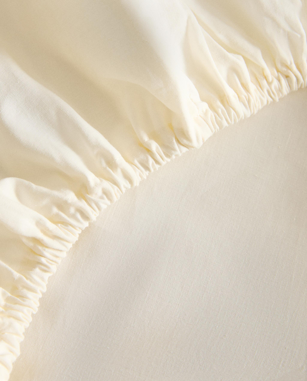 Простыня на резинке Zara Home, хлопок 100%, однотонный, 6630/900