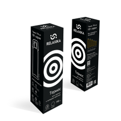 Термос Relaxika 101 (0,75 литра), черный (без лого)