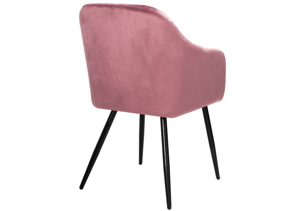 Стул на металлокаркасе Slam dark pink