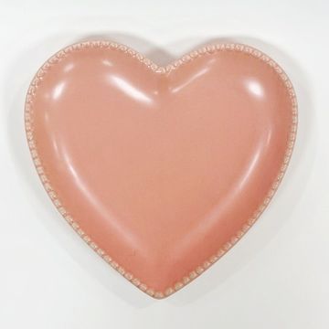 Блюдо "Сердце" розовое 17 см