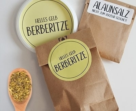 Краситель на натуральной основе "Барбарис", цвет ярко-желтый, myBoshi