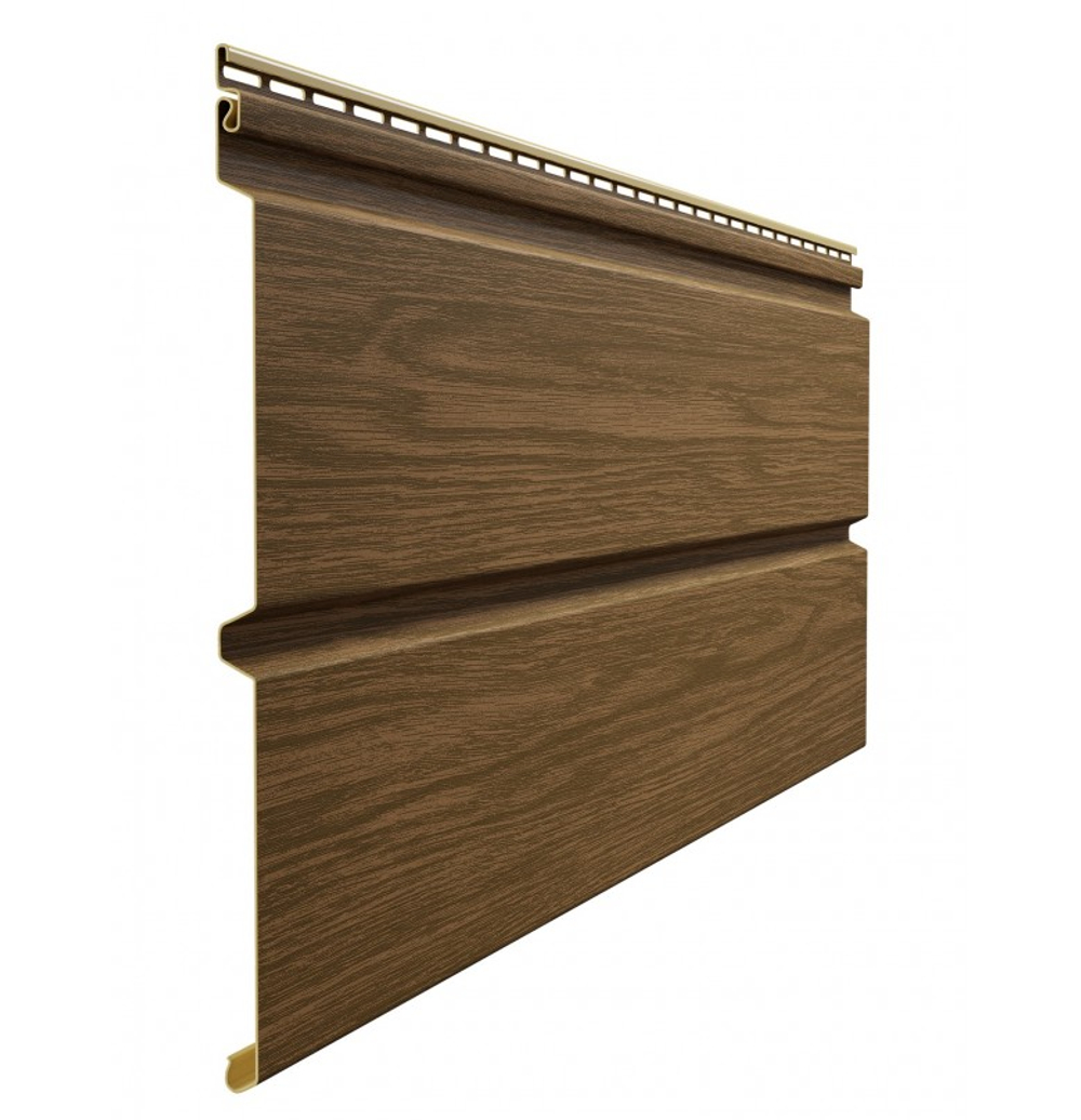 Сайдинг Виниловый Деке LUX Брус D6S Миндаль