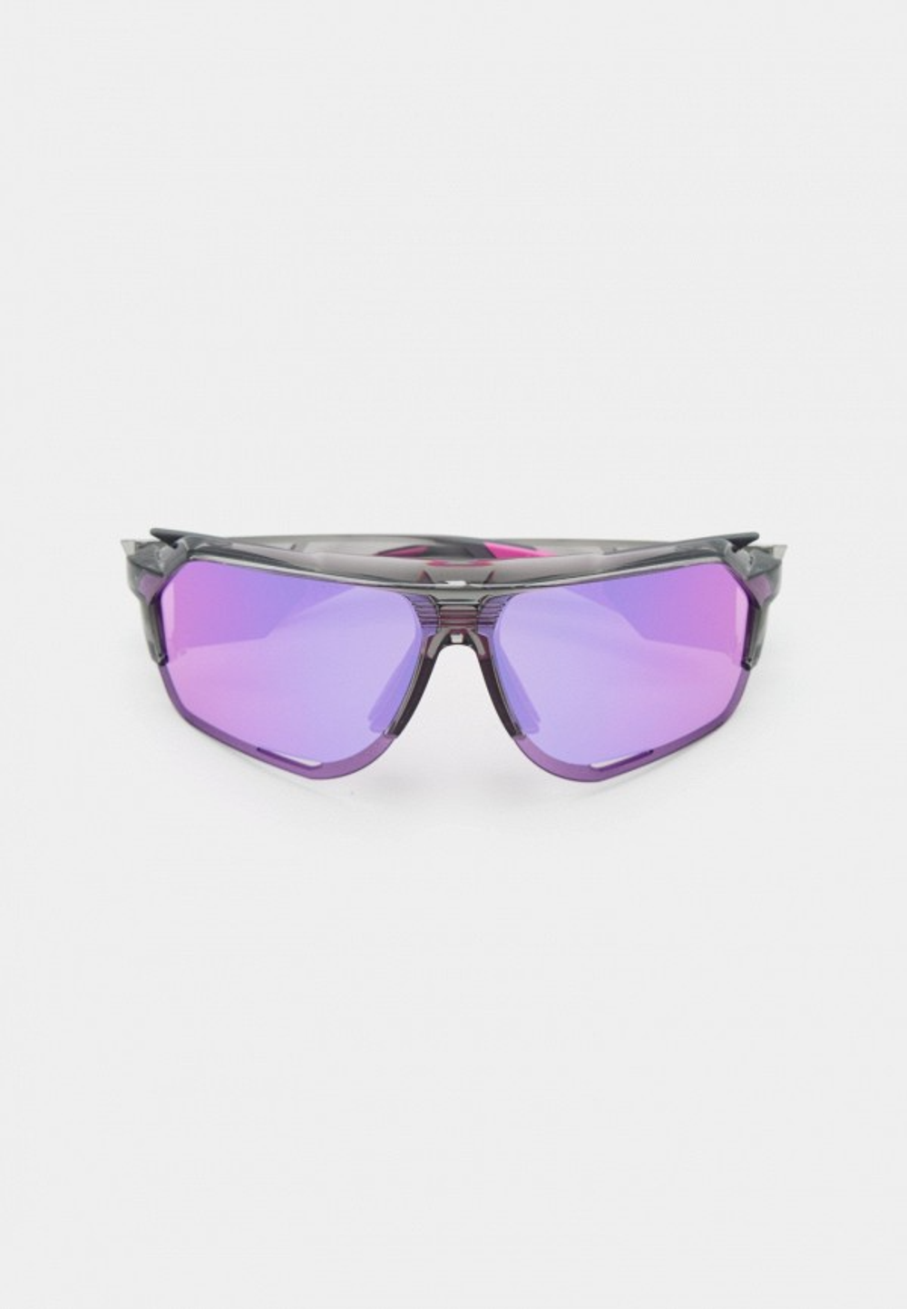 Спортивные очки с диоптриями 100% Norvik / Polished Translucent Grey / Purple Multilayer Mirror Lens