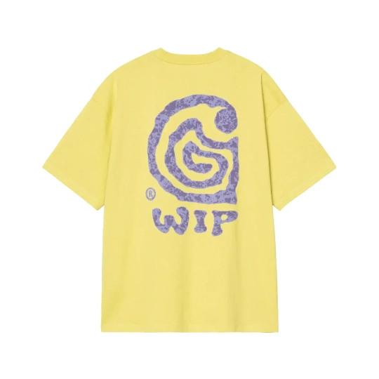 Футболка Carhartt WIP Catalogue C Logo жёлтая