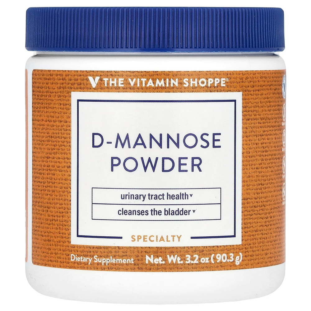 The Vitamin Shoppe, D-манноза в порошке, 90,3 г (3,2 унции)