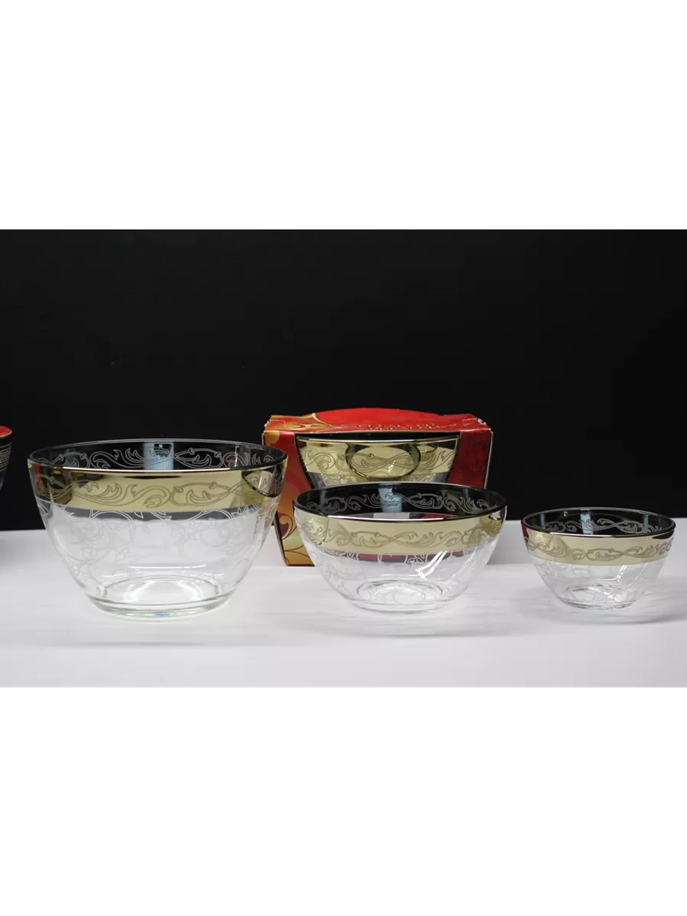 Набор салатников стеклянный 3 шт