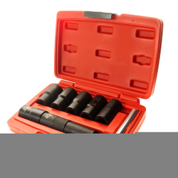 Набор головок для поврежденных болтов 1/2" 17-24мм 9 предметов JTC