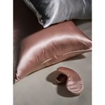 Наволочка из натурального шелка цвета пыльной розы из коллекции essential, 50х70 см