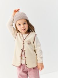 Шапка хлопковая с отворотом "Кокос" 0+