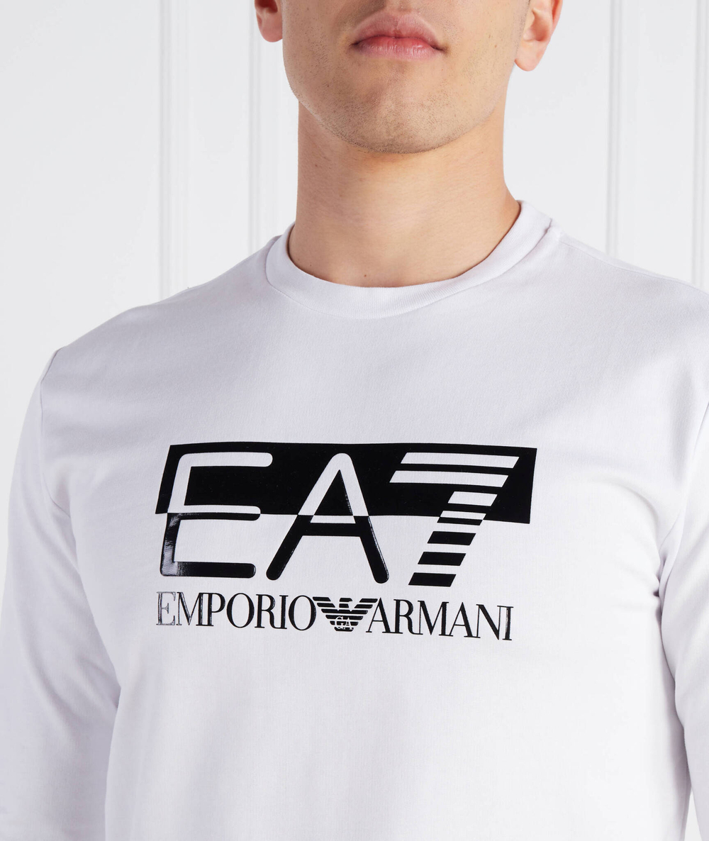 Худи EA7 - белый(6RPM60 PJ05Z)