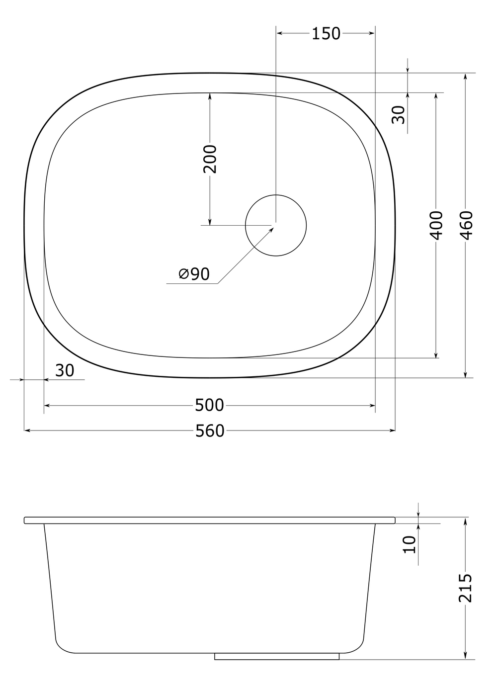 Мойка EMAR EMQ-1560.P
