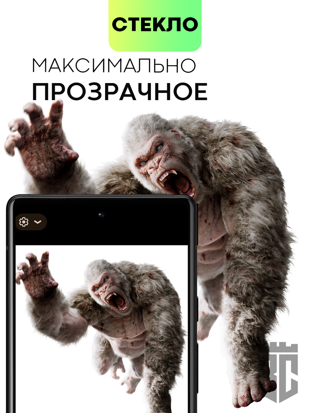 Стекло на камеру BROSCORP для Google Pixel 6 оптом (арт. PIXEL-6-3D-CAM-GLASS-BLACK)