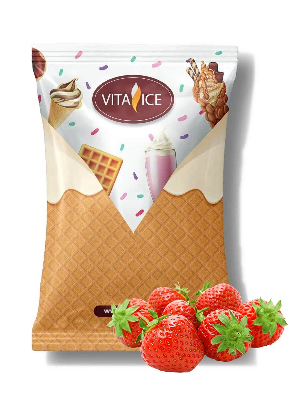 ND PRIME «Vita Shake» Премиум со вкусом КЛУБНИКА (Смесь сухая для приготовления молочных коктейлей)