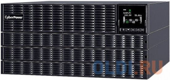 Источник бесперебойного питания / UPS CyberPower OLS10KERT5U Online 10000VA / 10000W USB / RS-232 / Dry / EPO / SNMP / CloudCard / (4 IEC С13, 4 IECC19, terminal block) / bat.detect. / МВ