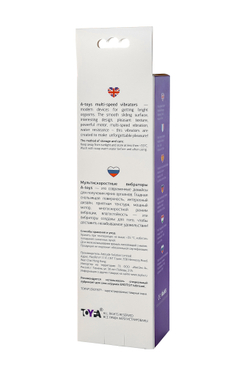 Нереалистичный вибратор A-Toys by TOYFA, силикон, фиолетовый, 17 см