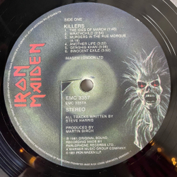 Винтажная виниловая пластинка LP Iron Maiden Killers (EU 2014)