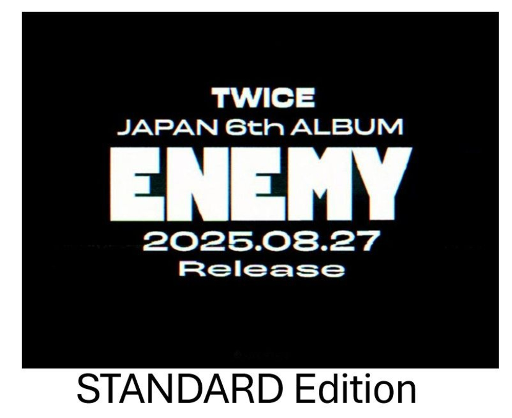 Альбом TWICE - ENEMY Japan 6th Album STANDARD Edition